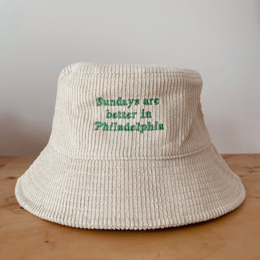 Sundays are better in Philadelphia Bucket Hat