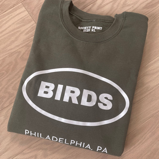 Birds Oval Crewneck