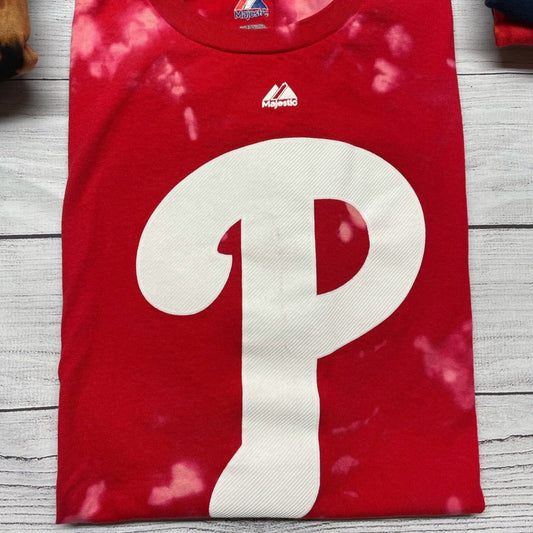 Philadelphia Phillies Bleach-dyed Tee