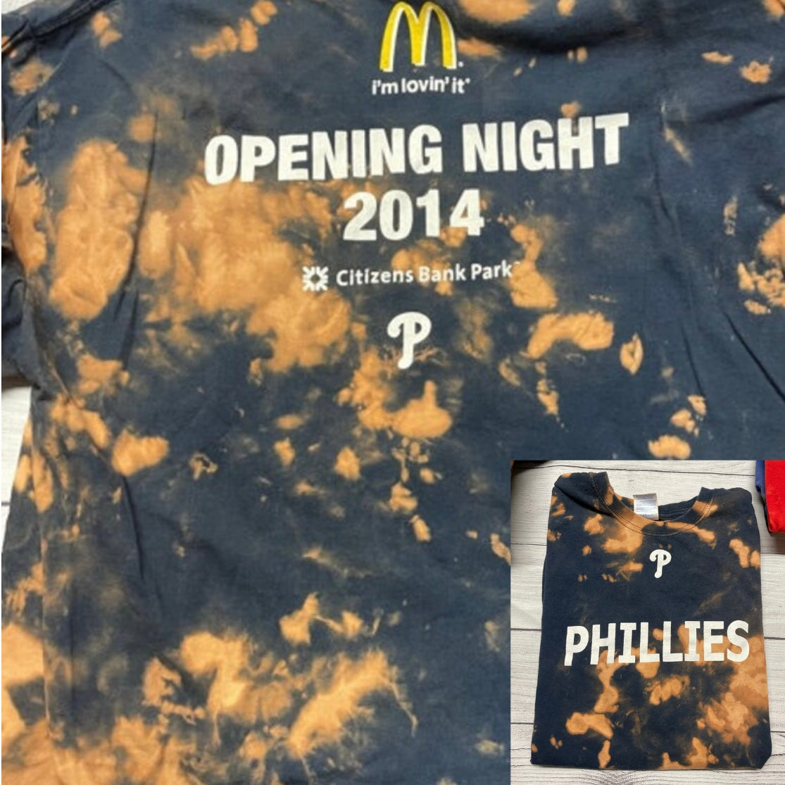 Philadelphia Phillies Bleach-dyed Tee