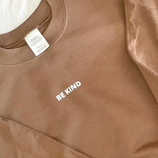 Be Kind (tiny text) Crewneck