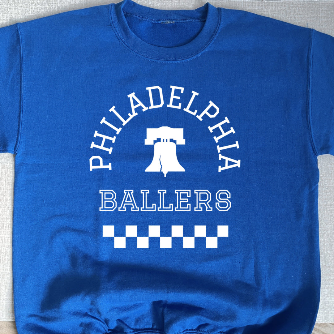 Ballers Retro Checkered Crewneck