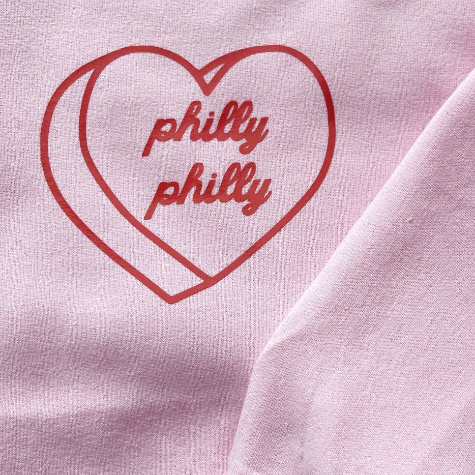 Philly Philly Candy Heart Crewneck