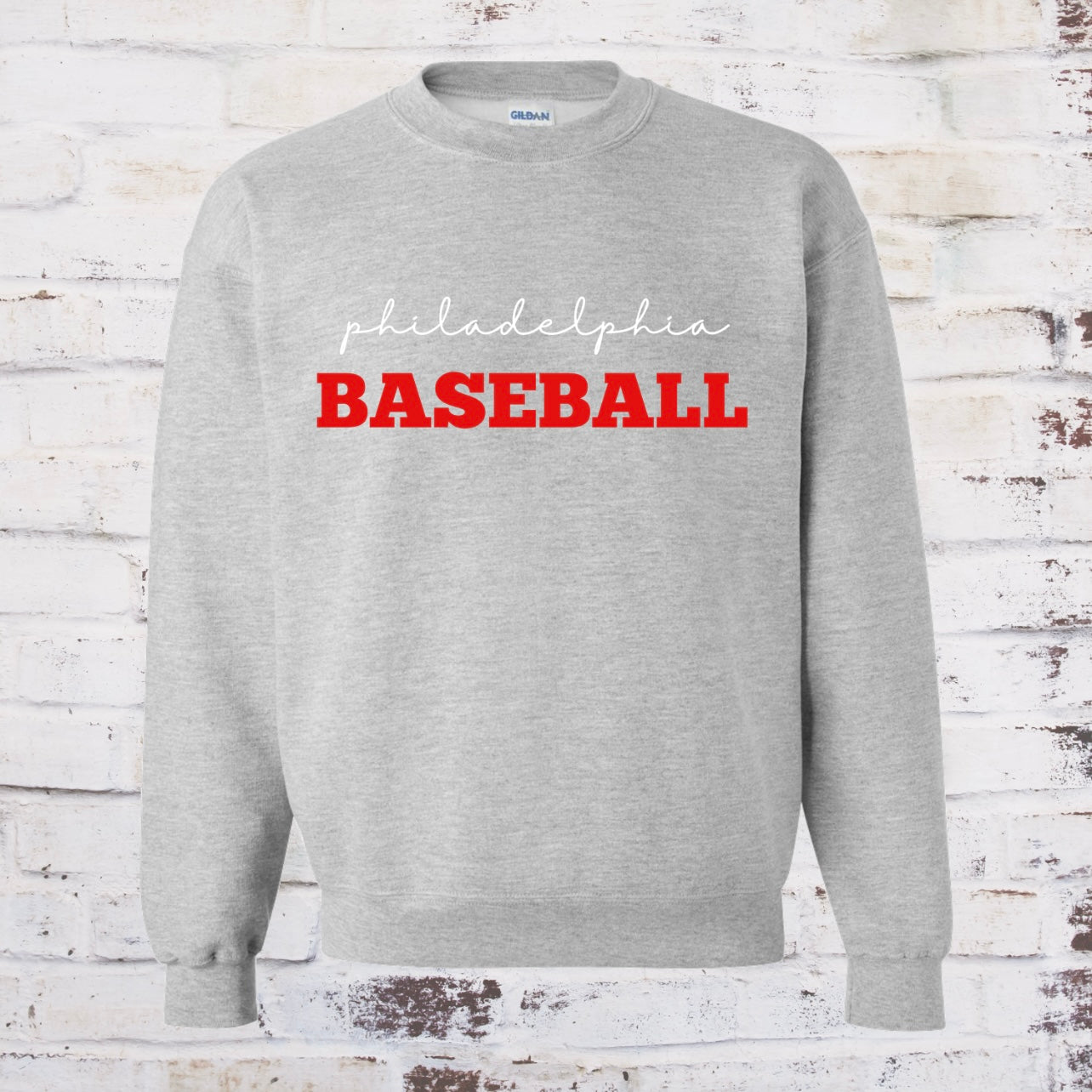 Cursive Philadelphia Sports Crewneck
